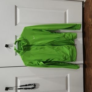 Nike dry fit lime green hoodie